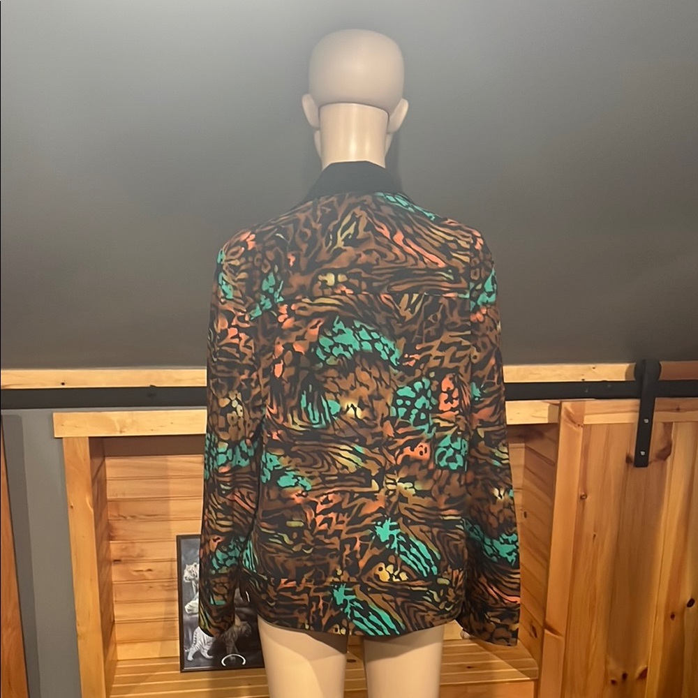 Vibrant Multicolor Patterned Jacket - image 2